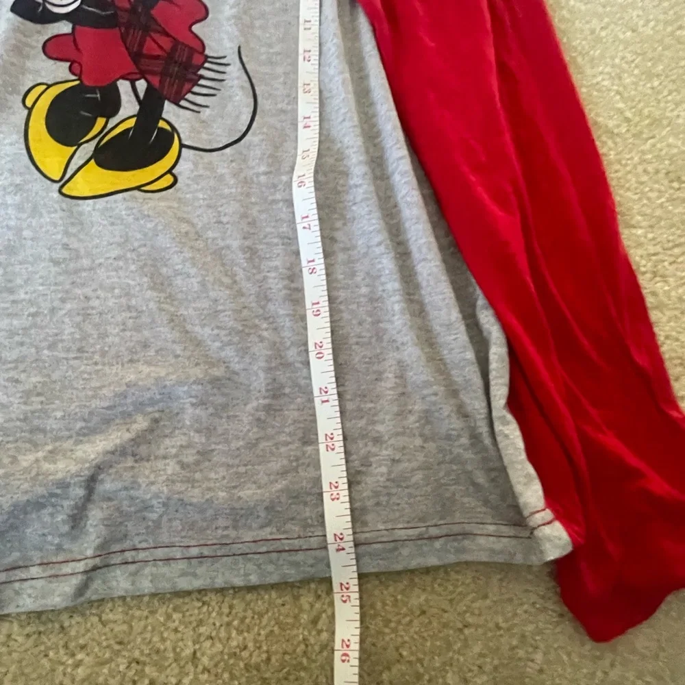Disney Minnie Mouse Plaid Pajama Set. Women‎ size L-XL - Picture 5 of 11